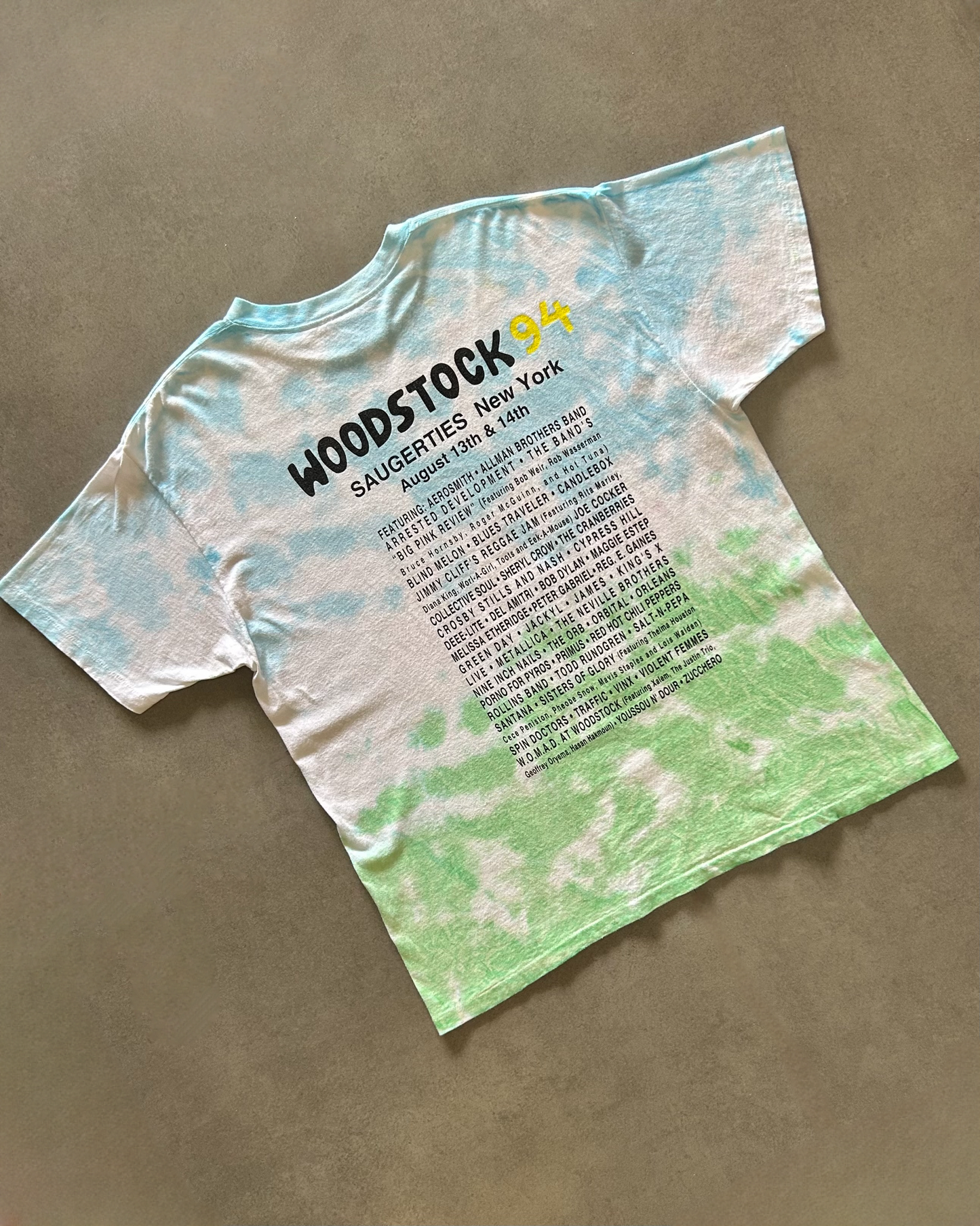 Vintage 1994 Single Stitch Woodstock Promo T-Shirt