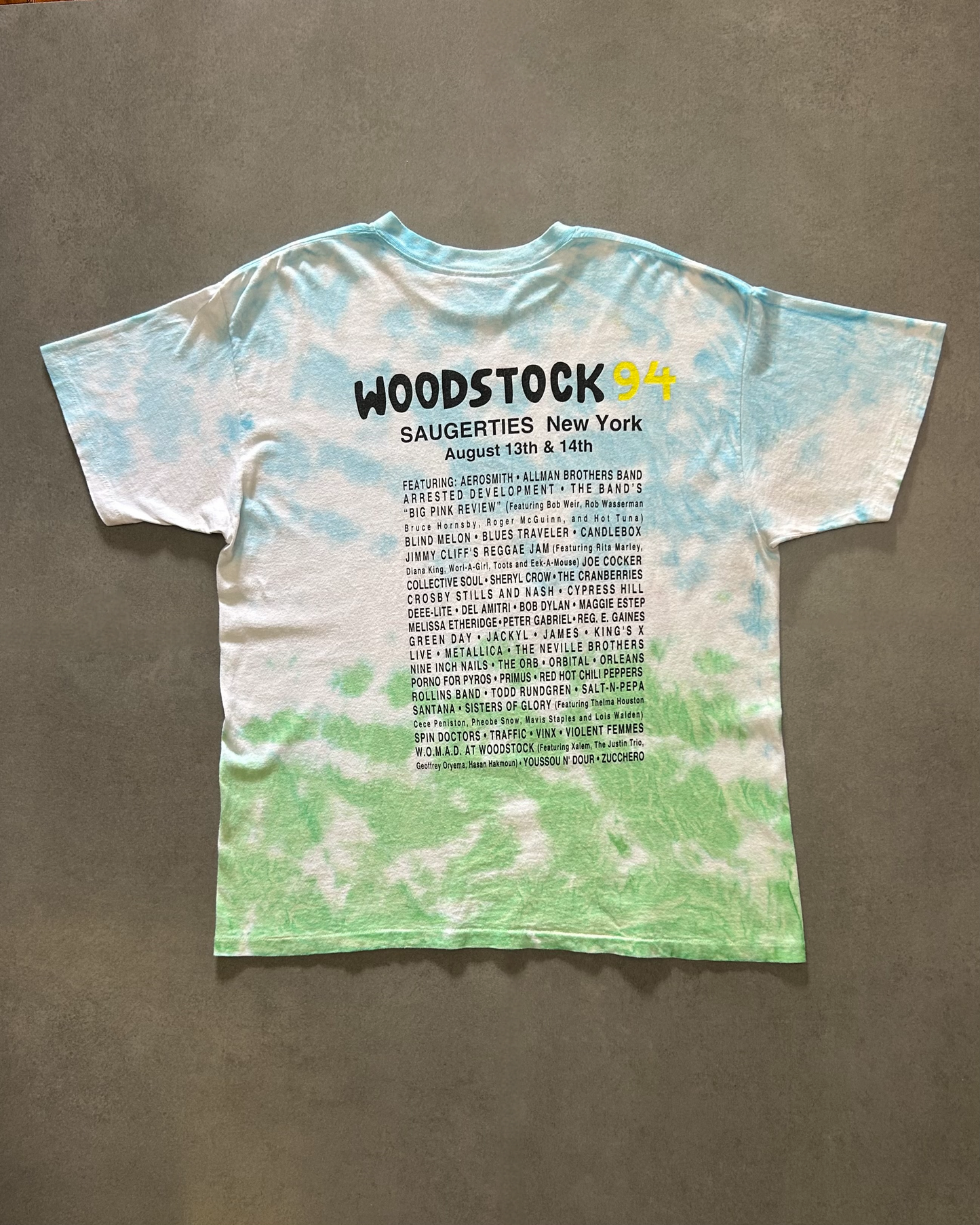 Vintage 1994 Single Stitch Woodstock Promo T-Shirt