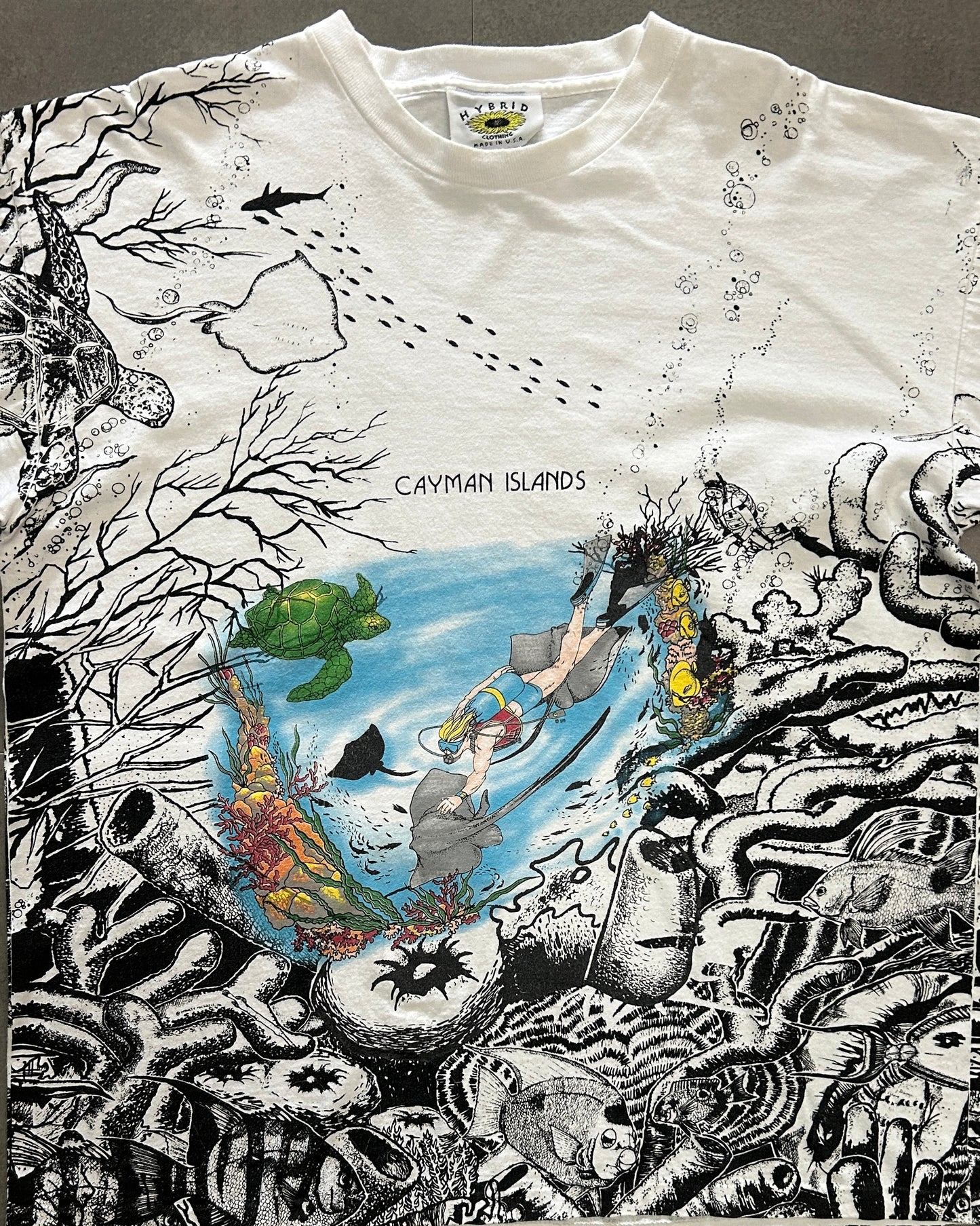 Vintage 90s Single Stitch Cayman Island T-Shirt