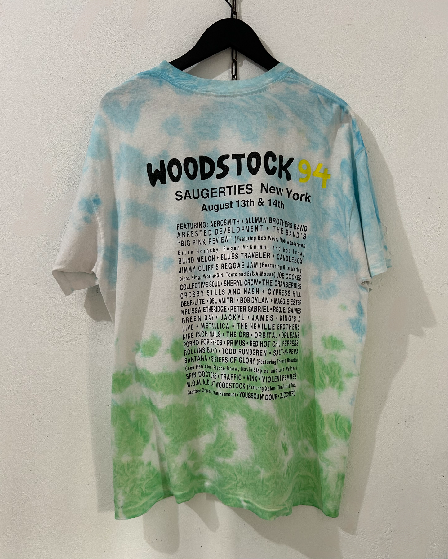 Vintage 1994 Single Stitch Woodstock Promo T-Shirt
