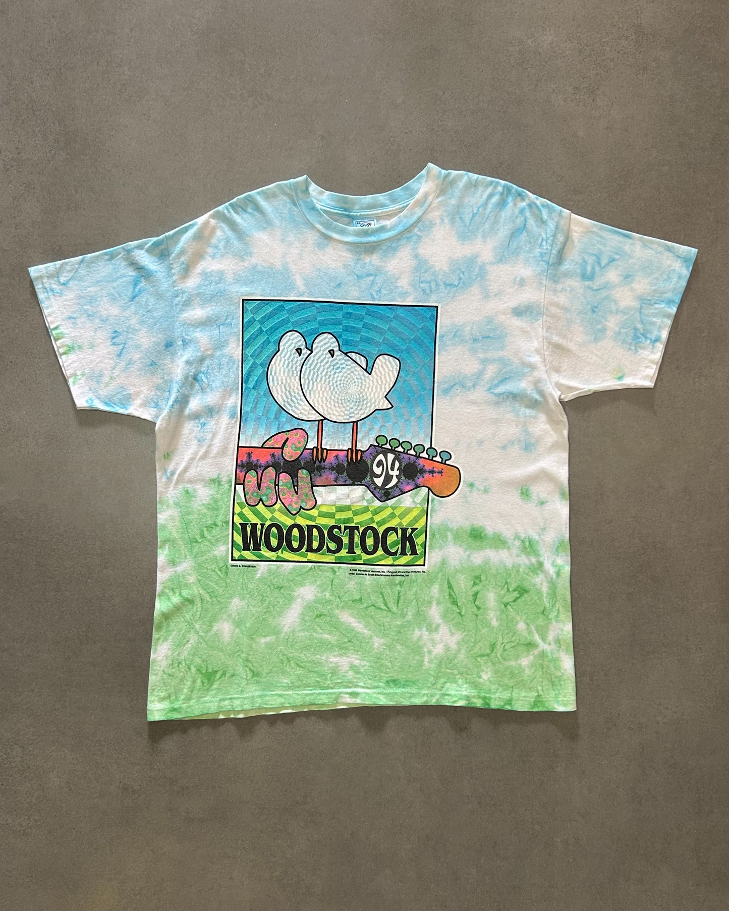 Vintage 1994 Single Stitch Woodstock Promo T-Shirt