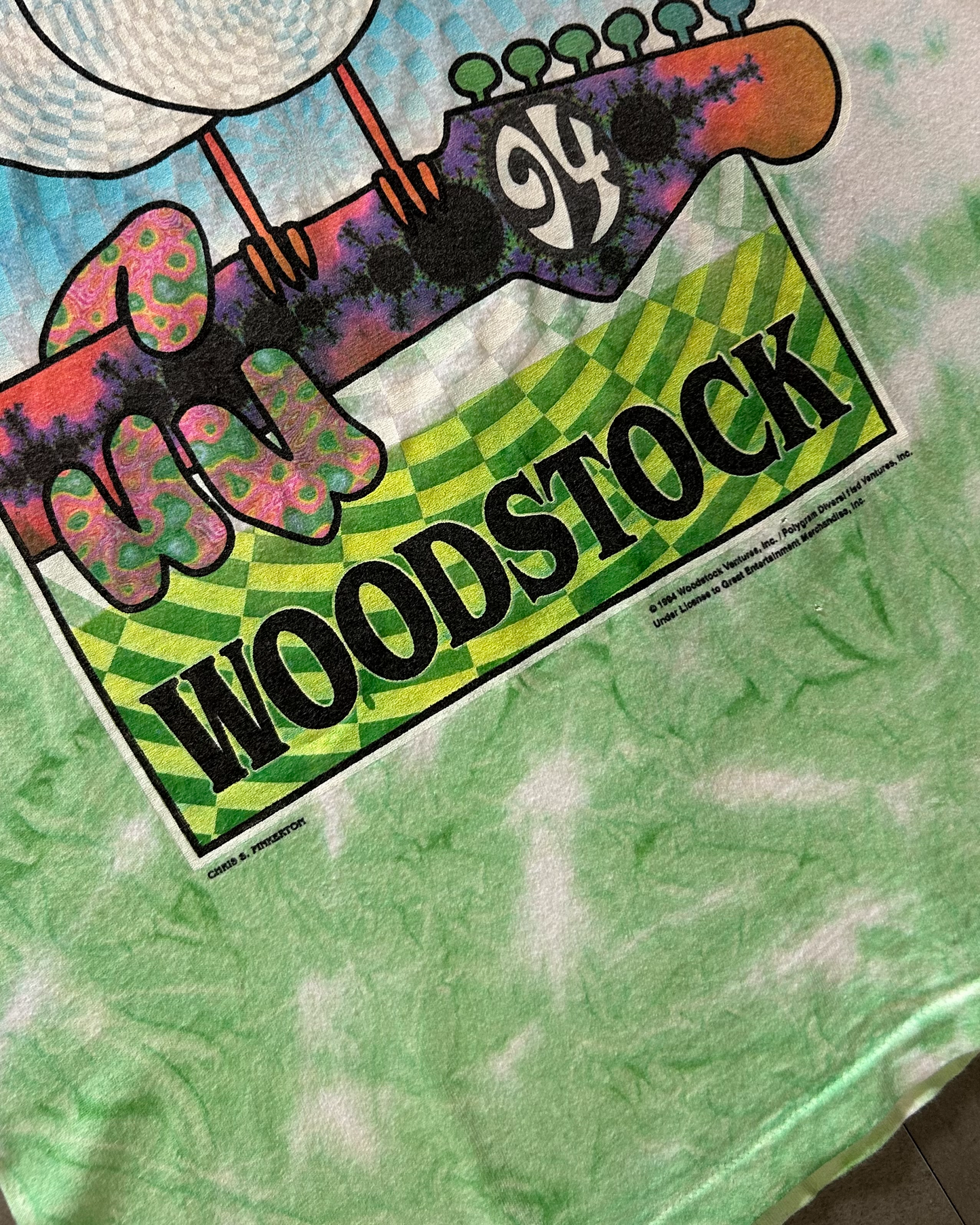 Vintage 1994 Single Stitch Woodstock Promo T-Shirt