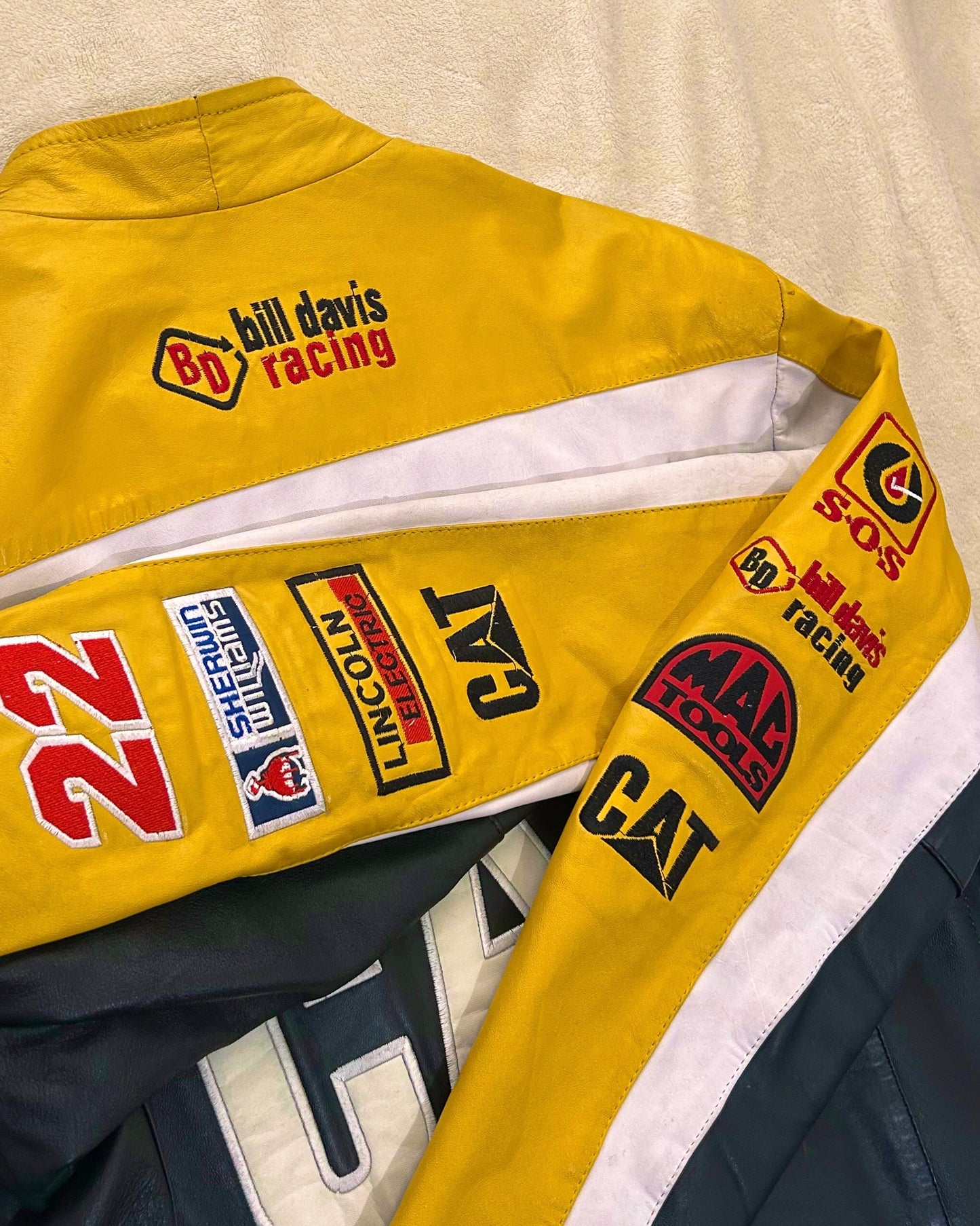 CAT Leather Racing Jacket