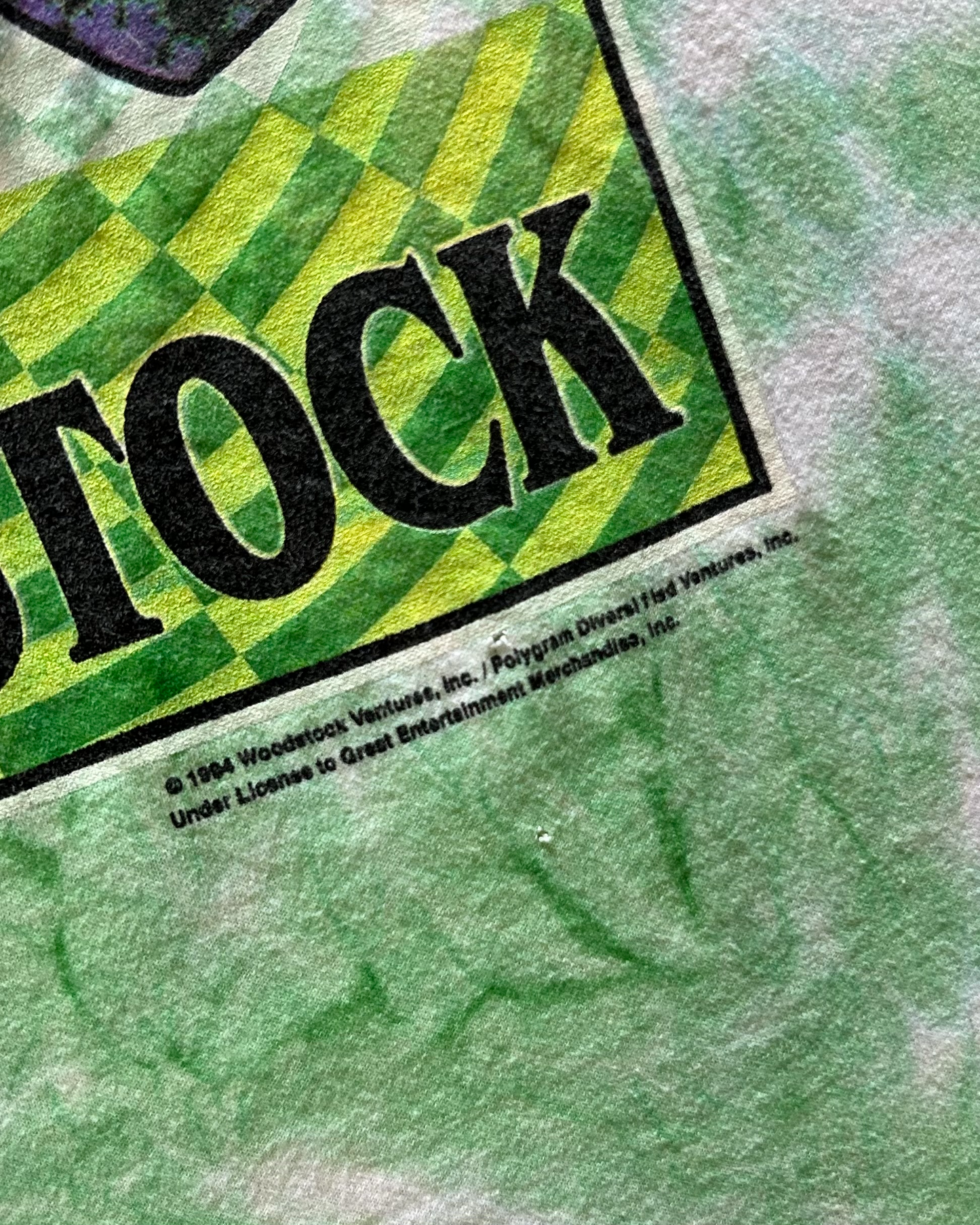 Vintage 1994 Single Stitch Woodstock Promo T-Shirt