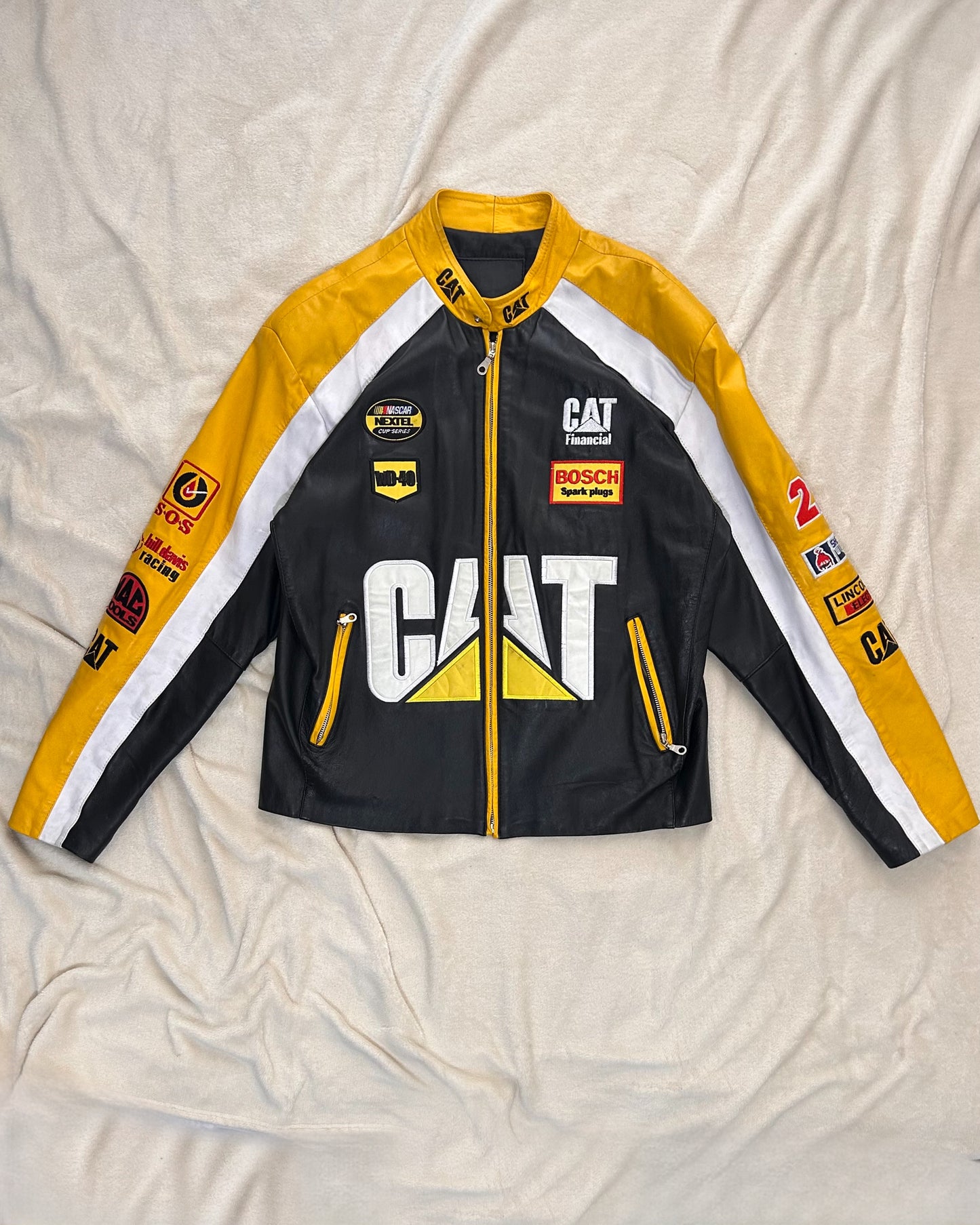 CAT Leather Racing Jacket