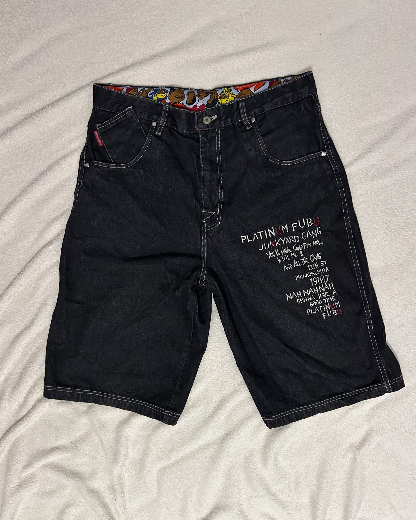 Fubu x Fat Albert 2000s Jorts
