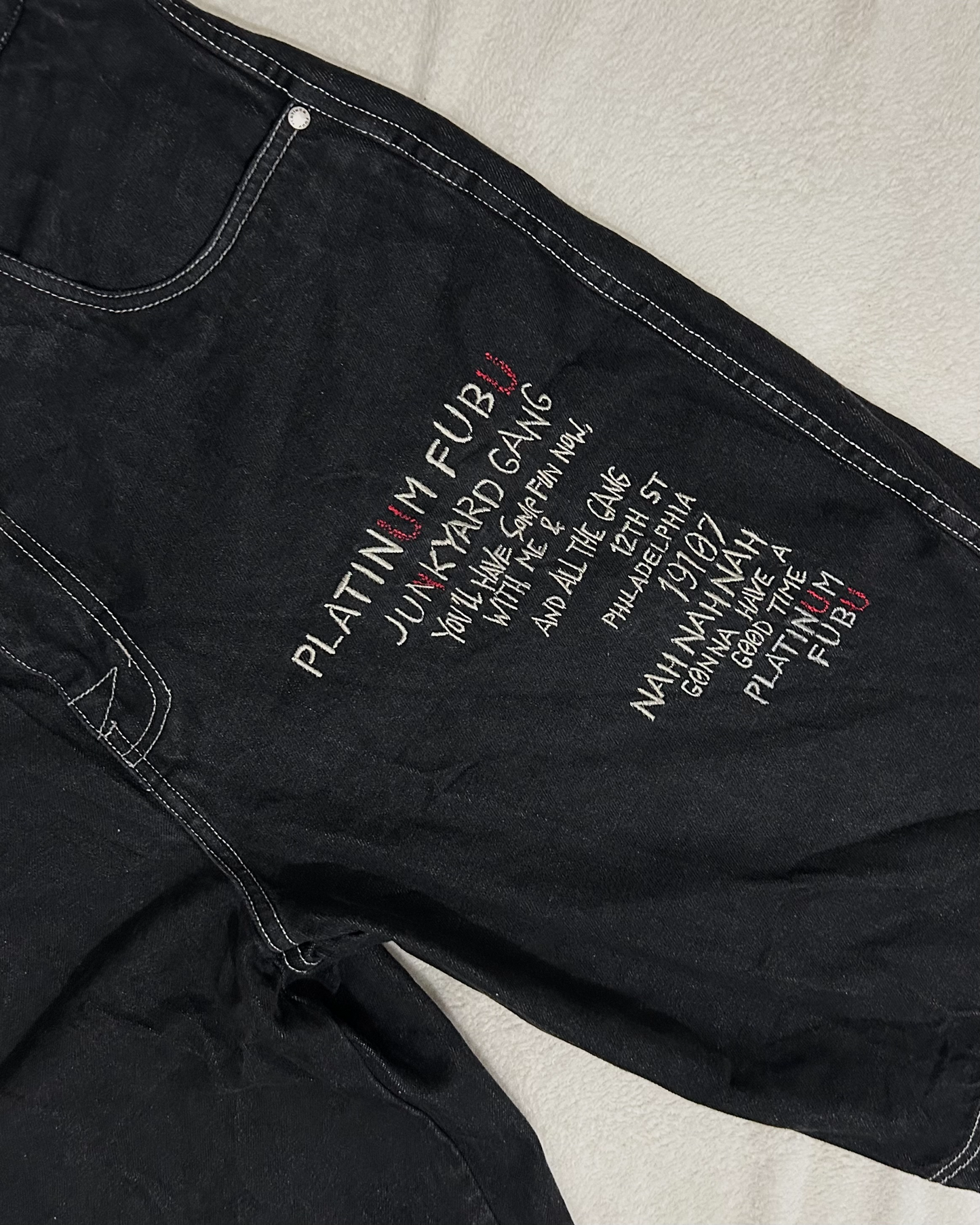 Fubu x Fat Albert 2000s Jorts