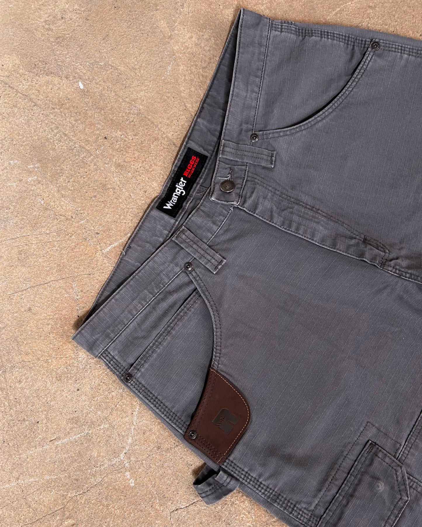 Wrangler Grey Cargo Pants