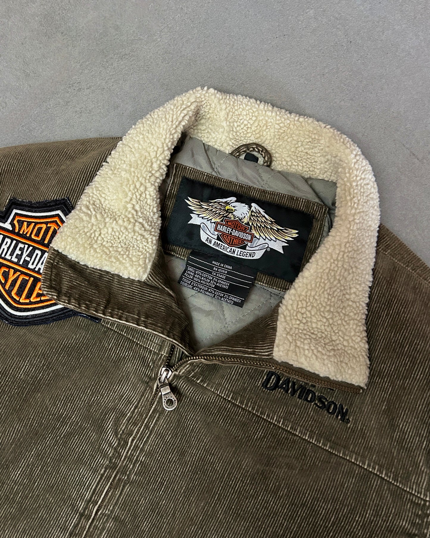 Harley Davidson Corduroy Jacket