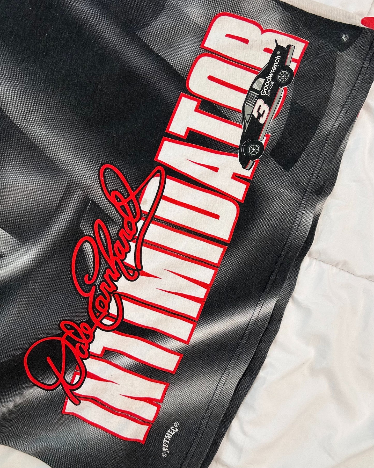 Vintage Late 90s/Early 2000s AOP Nascar Dale Earnhardt T-Shirt