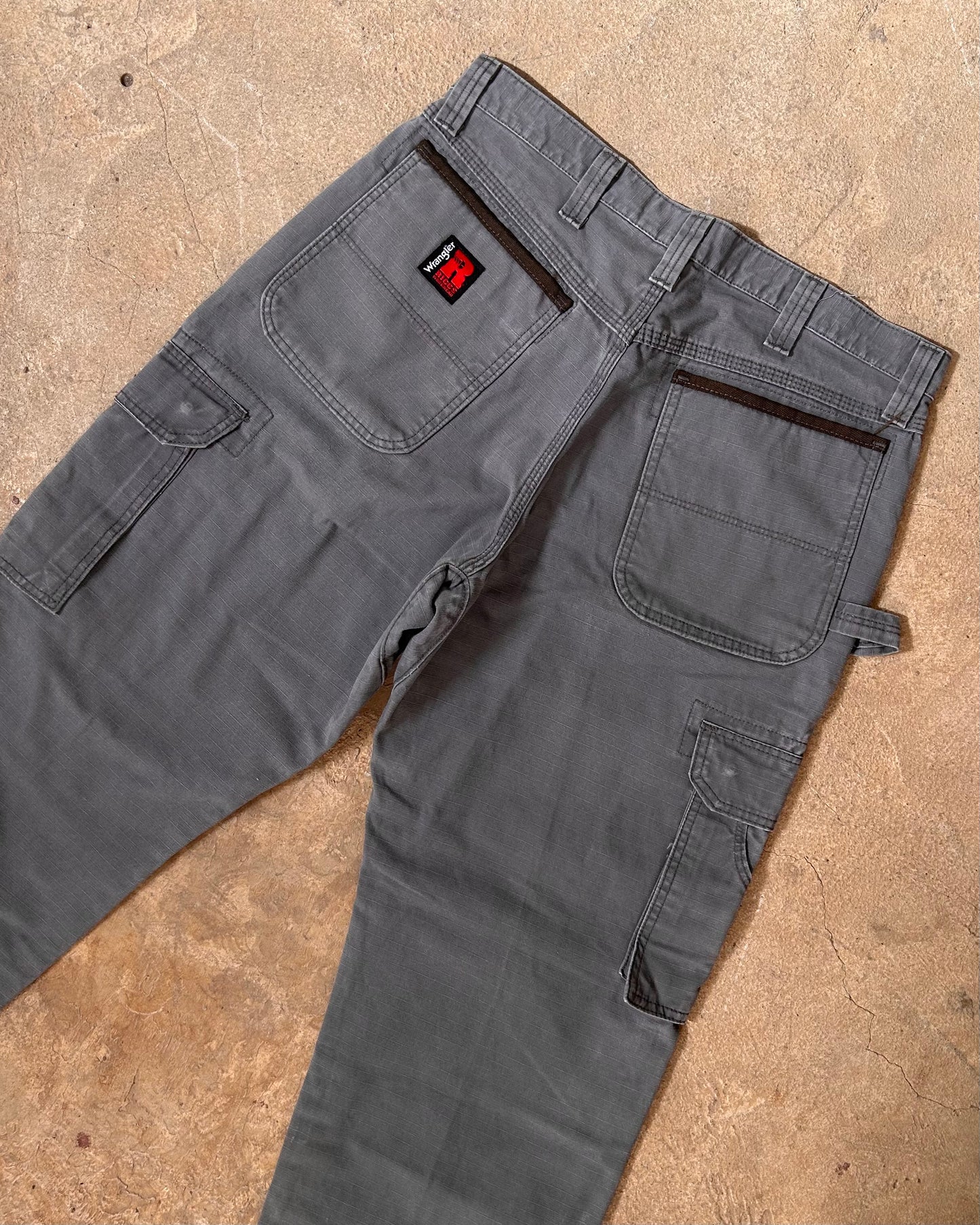 Wrangler Grey Cargo Pants